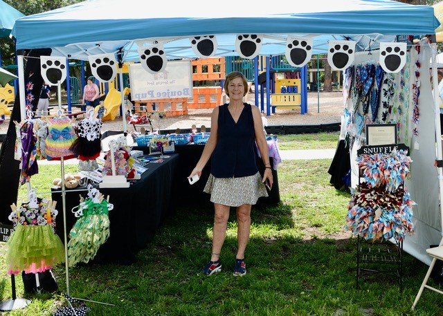 The event had several pet-themed vendors.